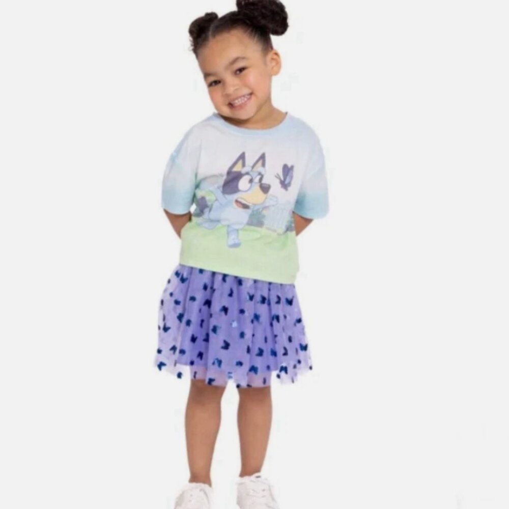 Bluey Ludo Studio Character Kids' 3-piece Tutu Set 4T - Picture 8 of 10